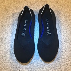 Rothy’s Black Ballet Flats